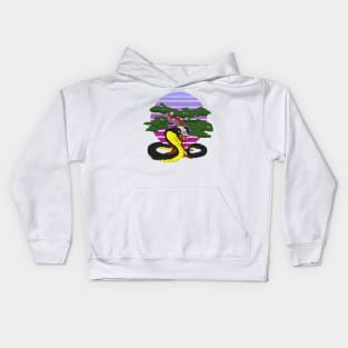 It is all about balance - Cobra Kai Logo 80s Kids Hoodie